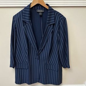 New York & Company Women’s Striped Blazer